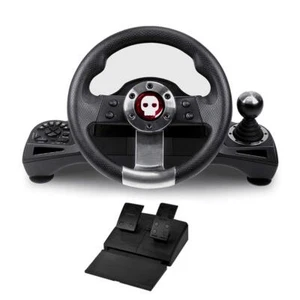 Steering Wheel Racing Gaming Simulator And Pedal Set Driving Xbox X|S One PS4 PC - Picture 1 of 5