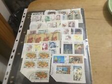 Turkey Used Stamps On Paper Lot