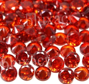 Natural Ceylon Padparadscha Sapphire 2.50 MM Round Certified Gemstone 20 Pcs Lot - Picture 1 of 6