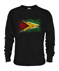 Guyana Distressed Flag Unisex Sweater Top Guyane Football Guyanese Gift Shirt