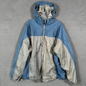 Stearns Dry Wear Jacket Size XL Gray Blue Waterproof Full Zip Windbreaker Rain - Picture 1 of 15