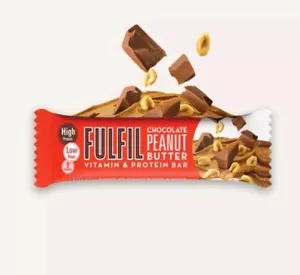 FULFIL Protein and Vitamin Bars 3x55g Chocolate Peanut Butter. Sugar Free - Picture 1 of 13