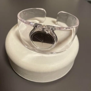 ISSEY MIYAKE SILAW001 Clear Bangle Quartz Watch “O” Designed by Tokujin Yoshioka - Picture 1 of 11