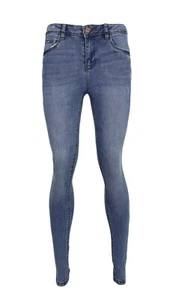 Pantalones de mezclilla de spandex súper ajustados cintura alta para dama pierna 32 - Imagen 1 de 5