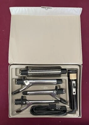 Vintage Windmere Four Way Curls Interchangeable Curling Iron With Case  - Image 1 of 3