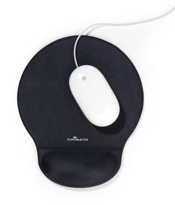 Durable ERGOTOP Soft Touch Mouse Mat with Gel Support Wrist Rest Pad | Grey - Image 1 of 3