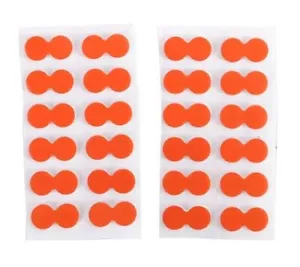 Stick On Round Fly Fishing Strike Indicator – Orange 24 Pack - Picture 1 of 1