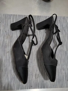 Vintage Saks Fifth Avenue Fenton Last Women's Black Heels Size 9 - Picture 1 of 9