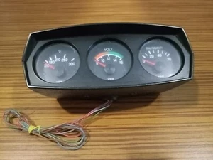 Vintage VDO Mini Cockpit Gauges,Temp-Volts-Oil Pressure, Normal Wear(Rare And... - Picture 1 of 7