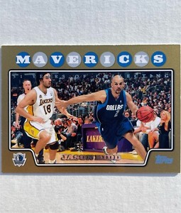jason kidd 2008 Topps Gold #55 Serial Numbered 538/2008