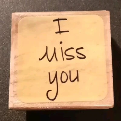 Sello montado en goma I MISS YOU Katie & Co Foto 1 de 4