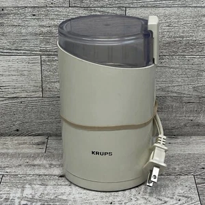 Krups Fast Touch Coffee Bean Mill Grinder Type 203 White - Picture 1 of 7