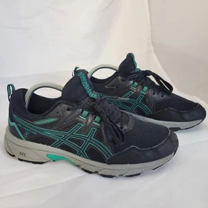 Asics Damengröße 9,5 Gel Venture 8 Laufschuhe schwarz Fitnessstudio Gehen Training - Bild 1 von 14