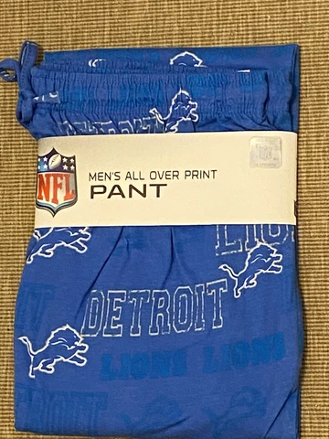 Detroit Lions Large Pajamas Pants Cover