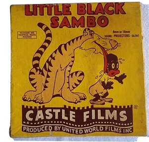 RARE VINTAGE 1935 classic movie*LITTLE BLACK SAMBO* 8 MM No 757 Original Box $ - Picture 1 of 8