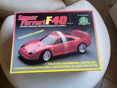 SUPER FERRARI F40 GIOCHI PREZIOSI RC SCALA 1:14 VINTAGE - Immagine 1 di 4