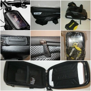 Wild Man Bicycle Bike Cell Phone Bag Cycling Storage 5" Smartphone Black - Picture 1 of 12