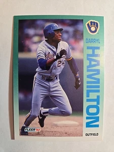 1992 Fleer #177 Darryl Hamilton - Picture 1 of 2