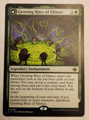 Growing Rites of Itlimoc LCI #188 Rare Regular NM+ - Image 1 of 2