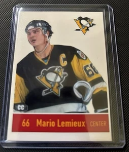 MARIO LEMIEUX PITTSBURGH PENGUINS ACEO KUNSTKARTE MEIN ORIGINAL DESIGN VINTAGE - Bild 1 von 1