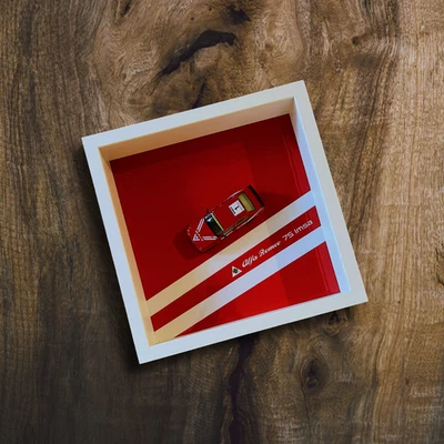 Alfa Romeo 75 Turbo IMSA 1/43 quadretto - Immagine 1 di 4