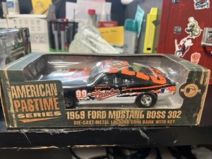 1998 The Baltimore Orioles 1969 Ford mustang Boss 302 Die Cast Metal Coin Bank - Picture 1 of 7