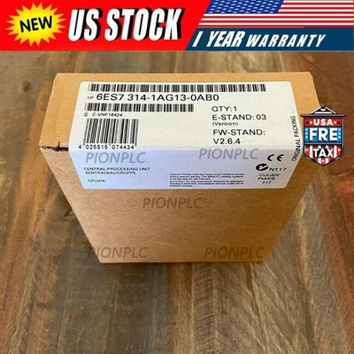 1 PCS NEW Siemens 6ES7 314-1AG13-0AB0 PLC Module In Box 6ES7314-1AG13-0AB0 In US - Image 1 of 4