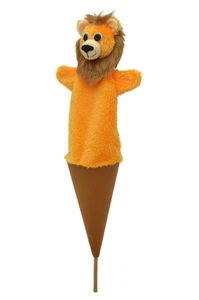 Tütenpuppe 3in1 Puppe + Handpuppe Kinderspielzeug Tütenkasper Löwe - Tütenkasper - Bild 1 von 3