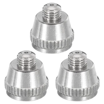 3Pcs 0.5mm Air Brush Nozzle Caps Only Brass Nozzle Caps Holder Replacement DIY - image 1 of 4