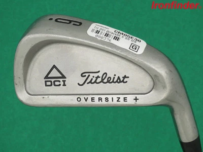 Titleist DCI OVERSIZE Plus Single 6 Hierro Acero Regular TriSpec Eje Para Hombres Derecha Foto 1 de 4