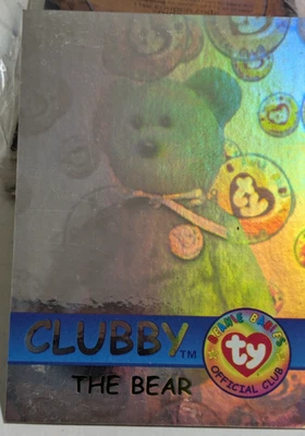 1999 Beanie Babies Collectors Cards- Clubby the Bear Hologram - 2183/2222 - Image 1 of 3