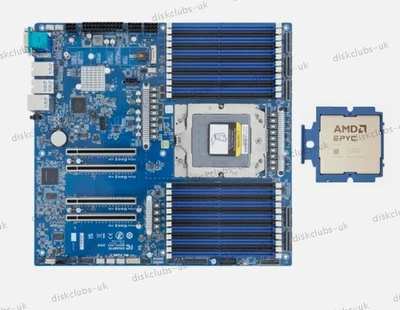 Gigabyte MZ33-AR1 +AMD EPYC 9755 QS ZEN5 TURIN SP5 128T/256T 1.9-2.7ghz Combos - Image 1 of 4