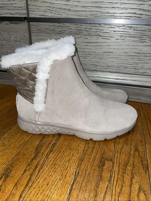 Botas Skechers para mujer 8,5 On The Go 400 acogedoras nieve topo al tobillo nuevas - Imagen 1 de 4