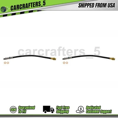 2 mangueras hidráulicas de freno delantero para Chrysler Newport 1973 5,9 L Foto 1 de 4