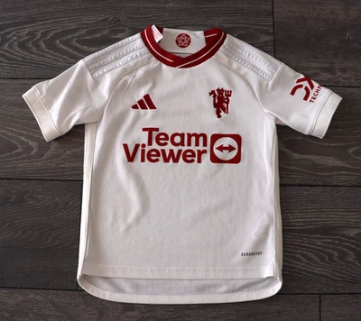 NIÑOS 7-8 AÑOS 128 CM. CAMISETA DE FUTBOL TERCERA MANCHESTER UNITED 2023-2024 Foto 1 de 4