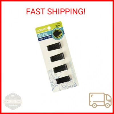 Conair Styling Essentials Mini Pins, Black 36 ea - Image 1 of 2