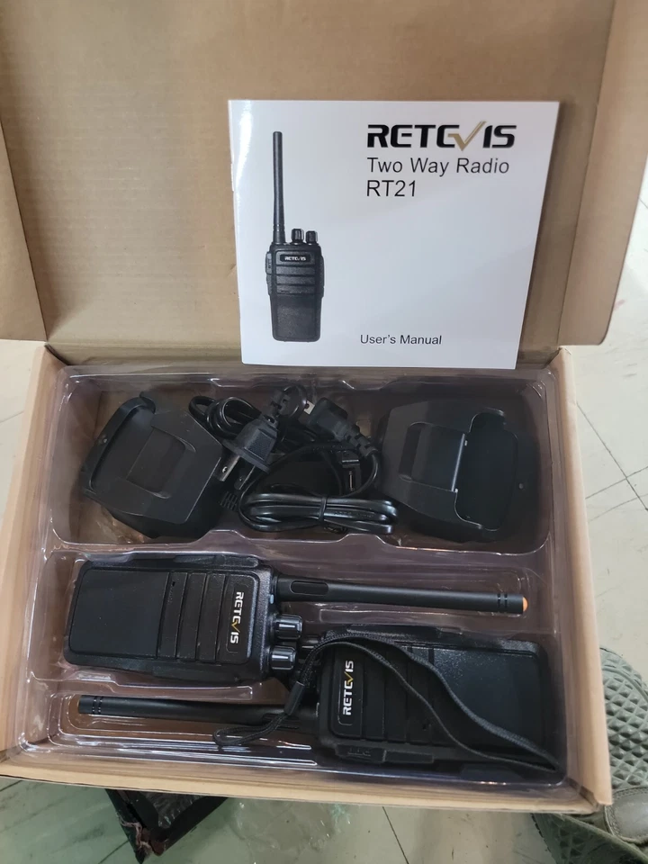 Retevis RT21 Walkie Talkie VHF Long Range 2 Way Radio VOX Outdoor Hunting - Image 1 of 1