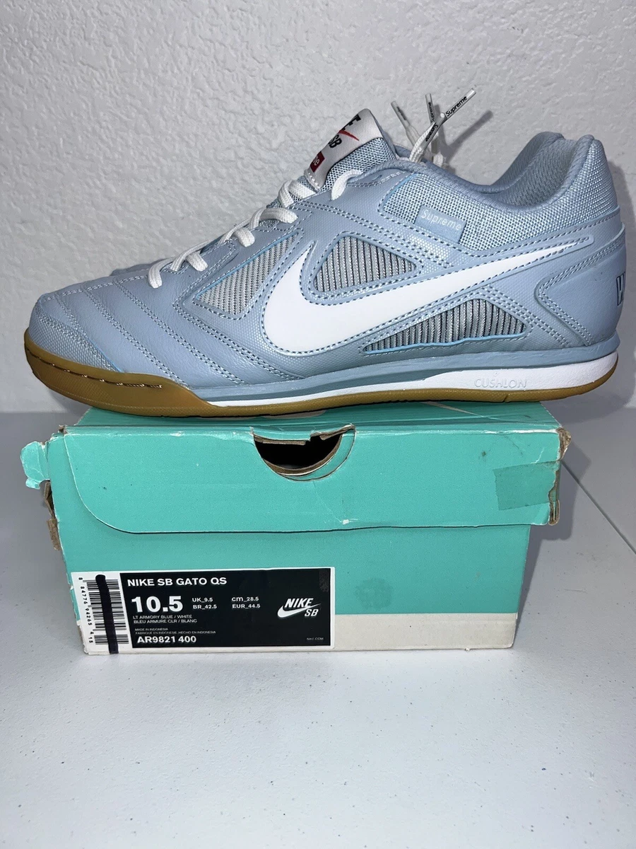 Supreme x NIKE SB GATO QS 28.5cm 美品 Nike Supreme x Gato SB Blue for Sale | Authenticity Guaranteed | eBay