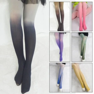 Women Sexy Gothic Pantyhose Gradient Color Nylon Tights Stockings Cocktail Party - Picture 1 of 18