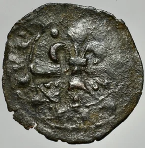 MESSINA - CARLO I D'ANGIO' 1266-1285 -MI/ DENARO - Picture 1 of 2