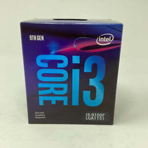 New Intel i3-9100F 3.60GHz 4 Core Processor SRF6N LGA1151 CPU