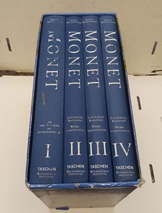 Monet: Catalogue Raisonne by Daniel Wildenstein (4 Volumes, 1996) TASCHEN - Imagen 1 de 16