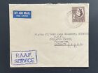 Histoire postale - Australie 1956 service RAAF courrier aérien au Royaume-Uni