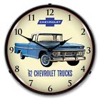 14" Double Bubble 1962 Chevrolet C-10 Trucks BackLit Garage Clock GM1702743