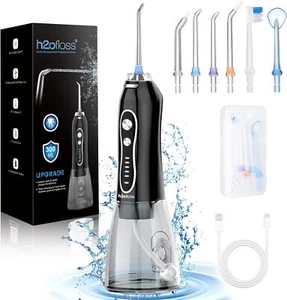 Water Flosser Cordless 5 Modes Rechargeable Waterproof 300ml Tank - Picture 1 of 7