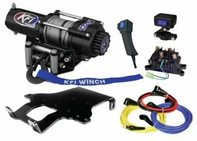 Kit de montaje de cabrestante y cabrestante KFI A3000 3000 lb se adapta a Honda 650 680 Rincon (FA/FGA) Foto 1 de 4