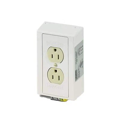 Phoenix Contact Rail-Mounted Dual Power Outlet 125VAC 15A EM-DUO 120/15 5600461 - Image 1 of 4