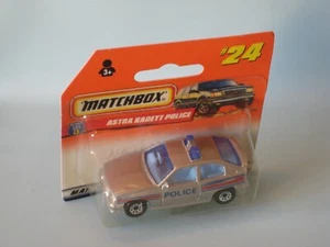 Matchbox Astra GTE Police Car Silver Body Toy Model Car 65mm in BP b - Picture 1 of 2