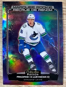 2022-23 OPC PLATINUM HOCKEY ANDREI KUZMENKO COSMIC RC SSP #295 #22/65 CANUCKS! - Picture 1 of 2