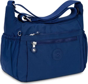 Borsa a Tracolla Da Donna, Borsa Tracolla Grande Multitasche in Nylon Impermeabi - Foto 1 di 12